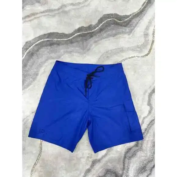 Dior CD Icon Blue Boxer Shorts Board Short String Swimming Swim Trunks L Large